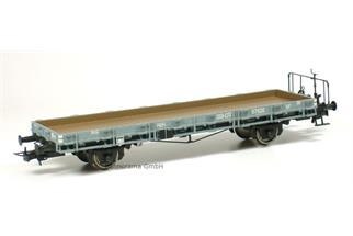 Liliput H0 SBB Flachwagen M6 mit Holzaufbau, grau (Sonderserie CH)