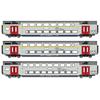 LS Models H0 (AC) SNCB Doppelstockwagen-Set M6 A/A/B, Ep. VI, 3-tlg.