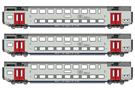 LS Models H0 (AC) SNCB Doppelstockwagen-Set M6 B/B/B, Ep. VI, 3-tlg.