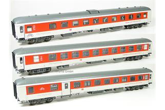 LS Models H0 CNL Wagenset 2 Komet Chur-Hamburg, 3-tlg. (Sonderserie)