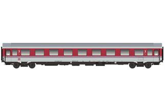 LS Models H0 DB Personenwagen Avmz 207 Eurofima, 1. Klasse, orientrot, Ep. V