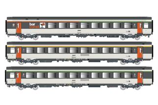 LS Models H0 (DC) SNCF Reisezug-Set 2 Le Montaigne, Ep. IV, 3-tlg.