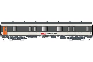 LS Models H0 SBB Gepäckwagen MC76 D, Corail ex SNCF, Ep. V