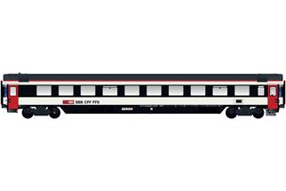 LS Models H0 SBB Reisezugwagen EC Bpm 61, 2. Klasse, Refit, Ep. VI