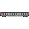LS Models H0 SBB Reisezugwagen EC Bpm 61, 2. Klasse, weiss/rot/schwarz, Ep. VI