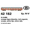 LS Models H0 SNCB Reisezugwagen I4 A4B6, orange C1, 1./2. Klasse, Ep. IV-V