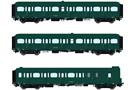 LS Models H0 SNCB Reisezugwagen-Set B11/B11/B7D, Ep. IV, 3-tlg.