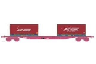 LS Models H0 SNCF Containertragwagen Sgss rot, Magetra, Ep. V-VI