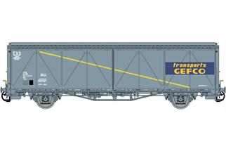 LS Models H0 SNCF gedeckter Güterwagen Hs, transports GEFCO, Ep. IV-V