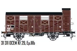 LS Models H0 SNCF gedeckter Güterwagen OCEM Kf 29, Ep.IIIb