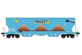 LS Models H0 SNCF Getreidesilowagen Tagnpps, Millet, Ep. VI