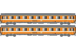 LS Models H0 SNCF Personenwagen-Set VSE A9u/A9u, Ep. IV, 2-tlg.
