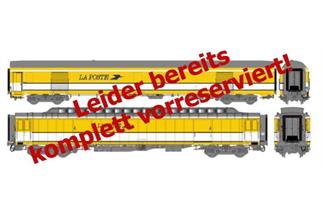 LS Models H0 SNCF Postwagen-Set UIC/OCEM 3-tlg.