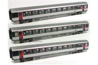 LS Models H0 SNCF Wagen-Set Carmillon A10tu + B11tu + B11tu, 3-tlg.