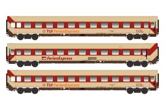 LS Models H0 TUI Reisezugwagen-Set 1, TUI FerienExpress, Ep. IV, 3-tlg.