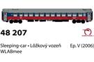 LS Models H0 ZSSK Schlafwagen WLABmee, Ep. V