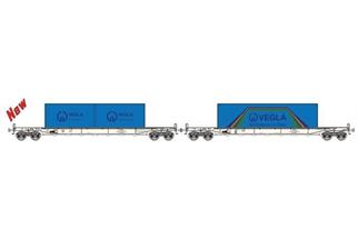 LS Models N SNCF Glastransportwagen Smms VEGLA / Saint Gobain