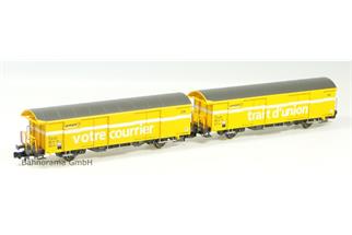 Mabar N SBB Postwagen-Set Z2 270/280, Post, gelb, 2-tlg.