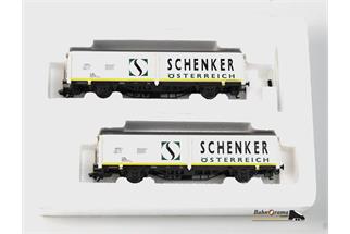 Märklin 47348 H0 ÖBB Schiebewandwagen-Set Schenker, 2-tlg. *OCCASION*