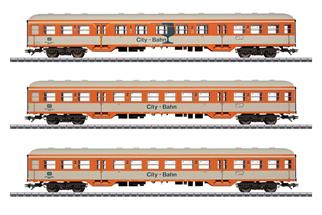 Märklin H0 (AC) DB Nahverkehrswagen-Set City-Bahn, Ep. IV, 3-tlg.