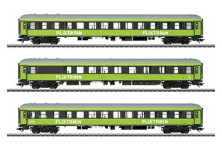 Märklin H0 (AC) FlixTrain Schnellzugwagen-Set 1, Ep. VI, 3-tlg. (MHI)