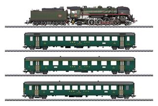Märklin H0 (AC Sound) Verein Mikado 1244 Dampflok 141.R.1244 mit EW I, Ep. VI, 4-tlg.