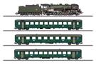Märklin H0 (AC Sound) Verein Mikado 1244 Dampflok 141.R.1244 mit EW I, Ep. VI, 4-tlg.