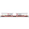 Märklin H0 DB AG Doppel-Taschenwagen Sdggmrss 738, DB Schenker, Ep. VI