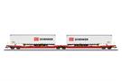 Märklin H0 DB AG Doppel-Taschenwagen Sdggmrss 738, DB Schenker, Ep. VI