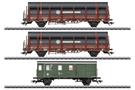 Märklin H0 DB Rungenwagen-Set 2 mit Stahlröhren, 3-tlg. (MHI)