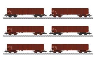 Märklin H0 DR Hochbordwagen-Set Eas 5949/5971, Ep. IV-V, 6-tlg.
