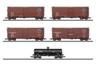 Märklin H0 SP US-Güterwagen-Set, Ep. III, 5-tlg.