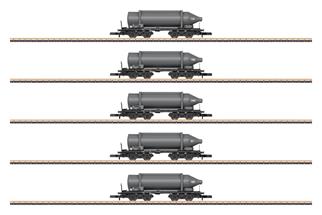 Märklin Z DB Carbid-Flaschenwagen-Set, SKW Trostbert AG, Ep. IV, 5-tlg.