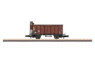 Märklin Z DB gedeckter Güterwagen G10, mit kurzem Bremserhaus, Ep. III