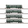 Märklin Z DB Personenwagen-Set 4-achs Abteilwagen, Ep. III, 4-tlg.