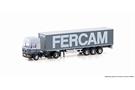 Minis N MAN F90 2-achs Gardinenplanen-Sattelzug, Fercam