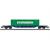 Minitrix N RRL Containertragwagen Sgnss, Evergreen, Ep. Vi