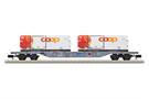 Minitrix N SBB Containertragwagen Sgns, Coop, Ep. VI