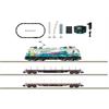 Minitrix N (Sound) Lineas Startset Elektrolok 186 252-3 mit Güterzug, Ep. VI