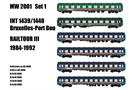 Models World H0 Railtour Zugset 1 INT 1438/1440 Camino Azul, 6-tlg.