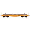 NME H0 (AC) Wascosa Containertragwagen Sgmmns, Green Cargo, orange, Ep. VI