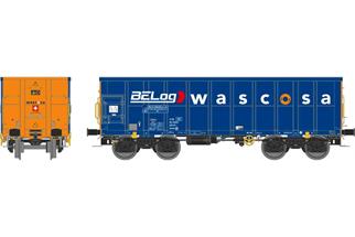 NME H0 Wascosa Hochbordwagen Eamnos, BELog, blau/orange, Ep. VI