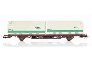 NMJ H0 Green Cargo Containertragwagen Lgjns 42 74 443 0 754-5