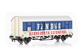 NMJ H0 SJ Güterwagen Gus 43336 Findus