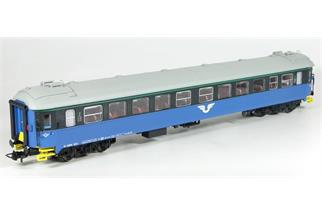 NMJ H0 SJ Personenwagen B1N.4899, 2. Klasse, blau/schwarz