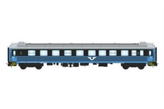 NMJ H0 SJ Personenwagen B5B 4983, 2. Klasse, blau/schwarz V.2