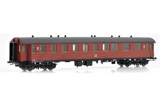 NMJ H0 SJ Personenwagen BCo7b 3500, 2./3. Klasse, braun