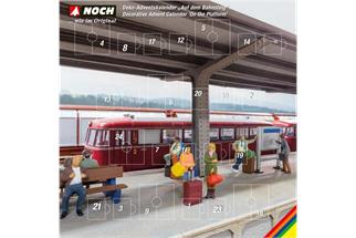 Noch H0 Deko-Adventskalender Auf dem Bahnsteig