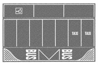 Noch H0 Parkplatz grau (Inhalt: 2 Stk.)