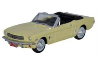 Oxford H0 Ford Mustang Cabrio 1965 Frühjahr gelb